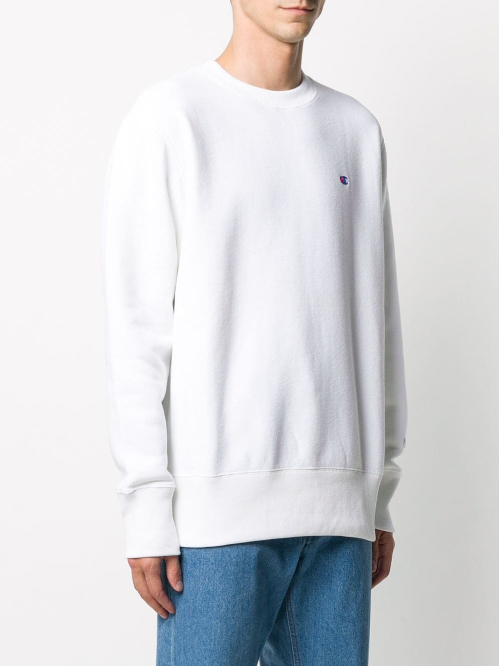 embroidered logo sweatshirt  - 3