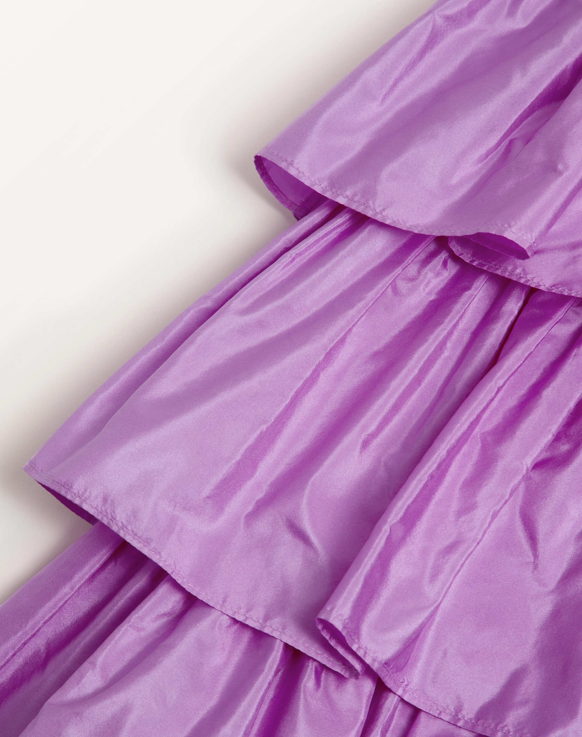RUFFLED TAFFETA SKIRT - 8