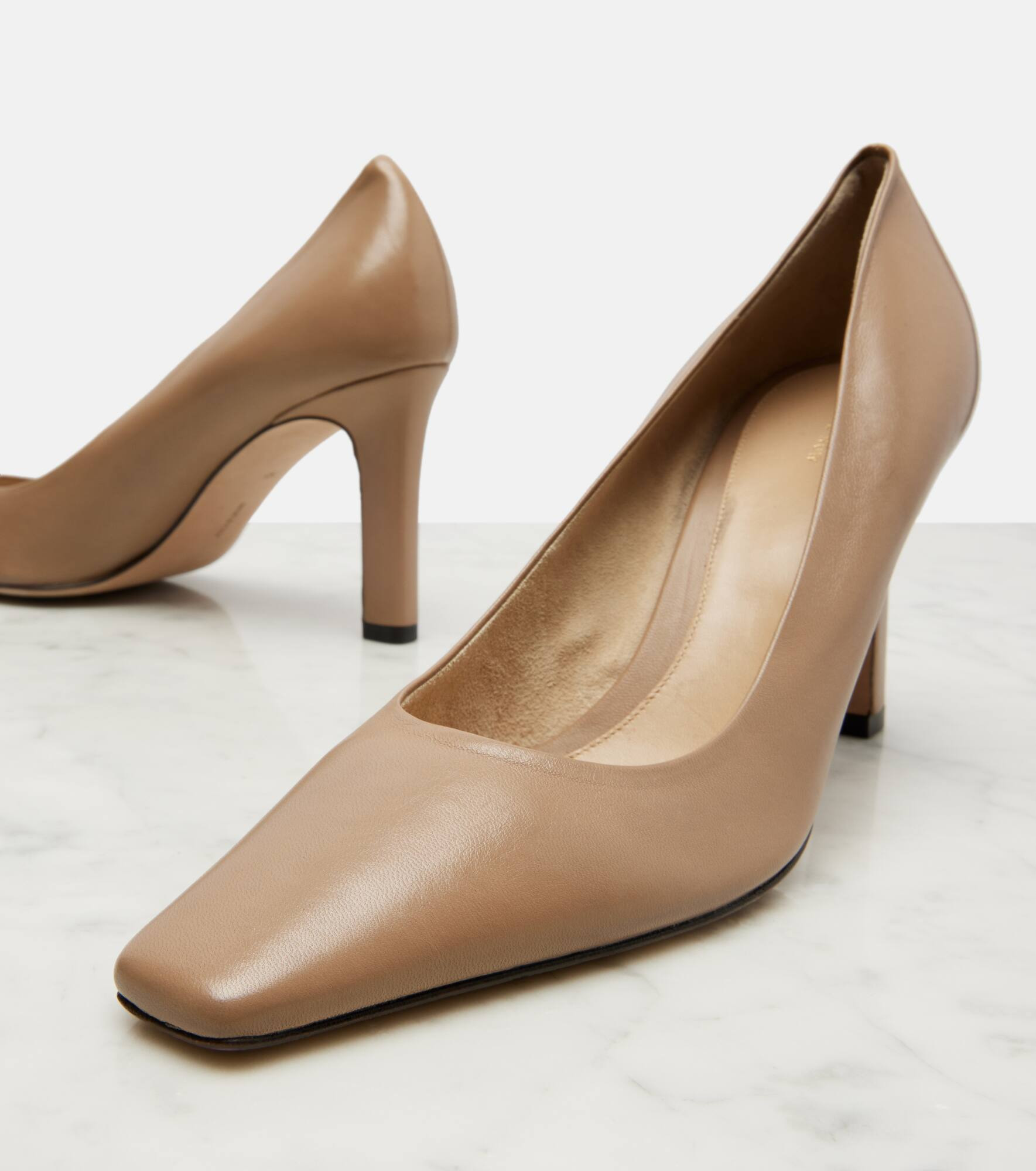 Carla 80 leather pumps - 5