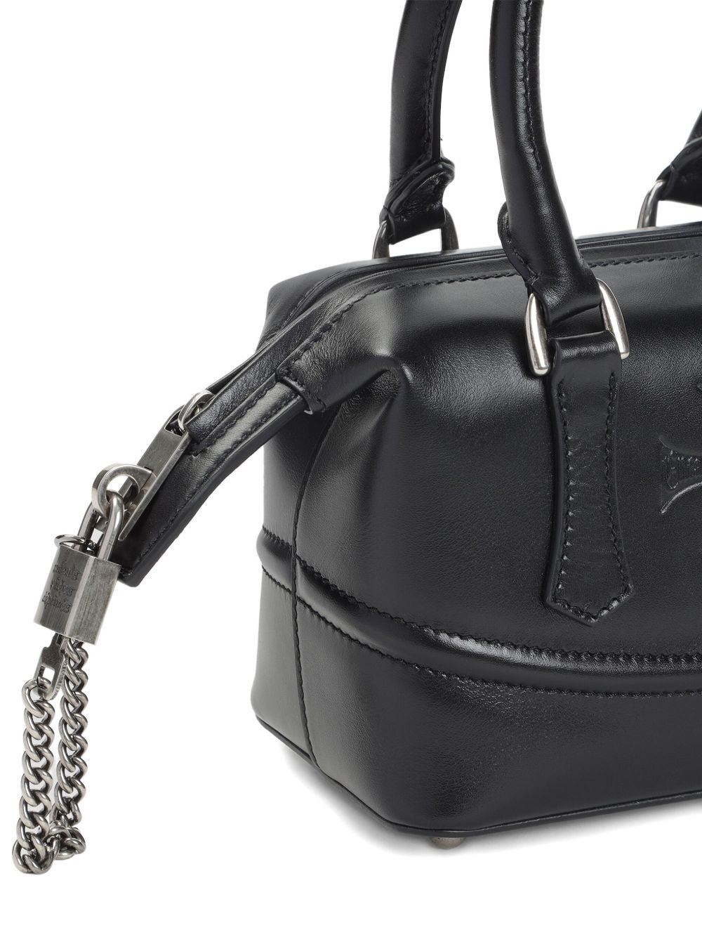 leather tote bag - 3