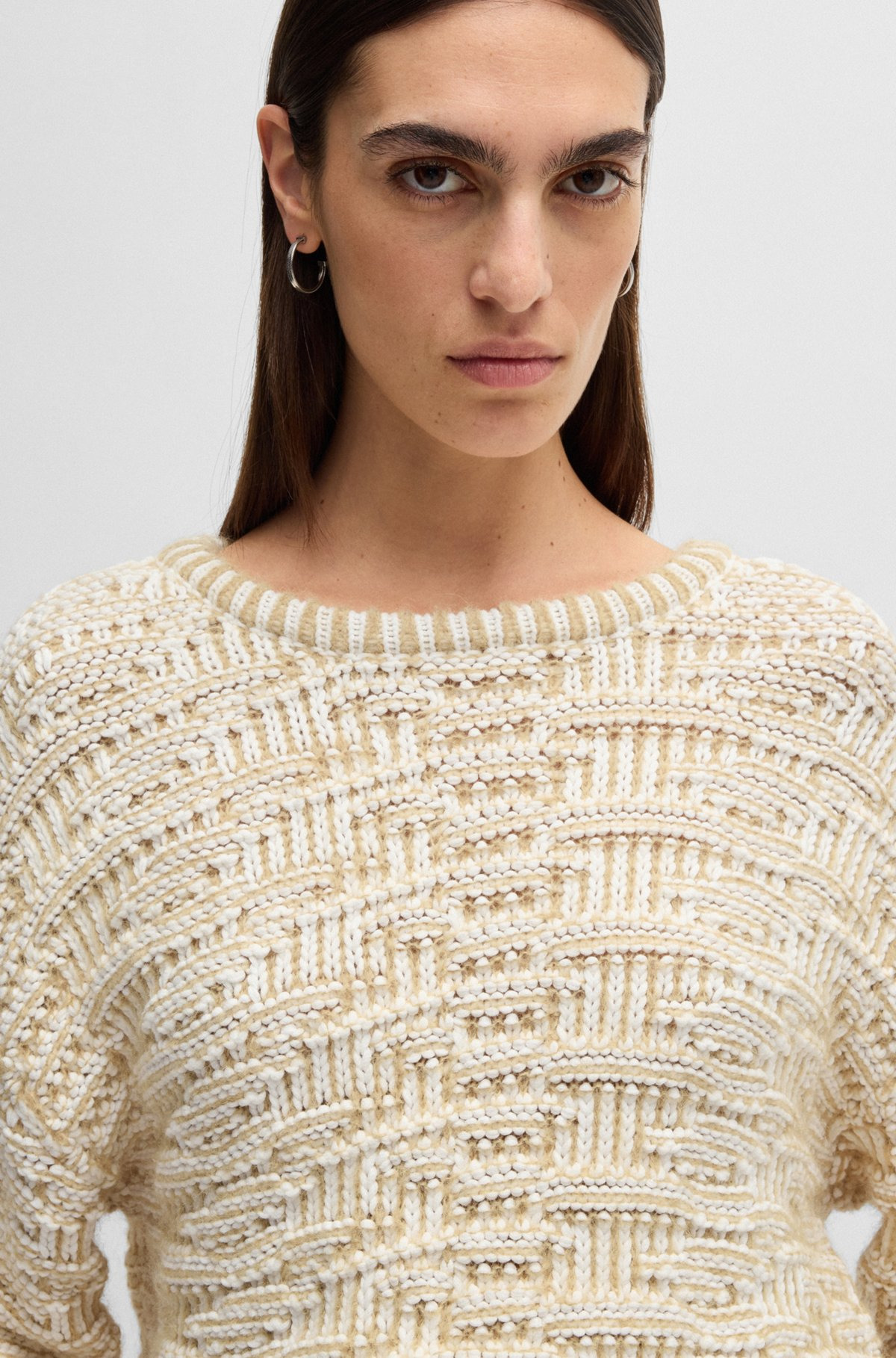 SWEATER WITH 3D KNIT - 5