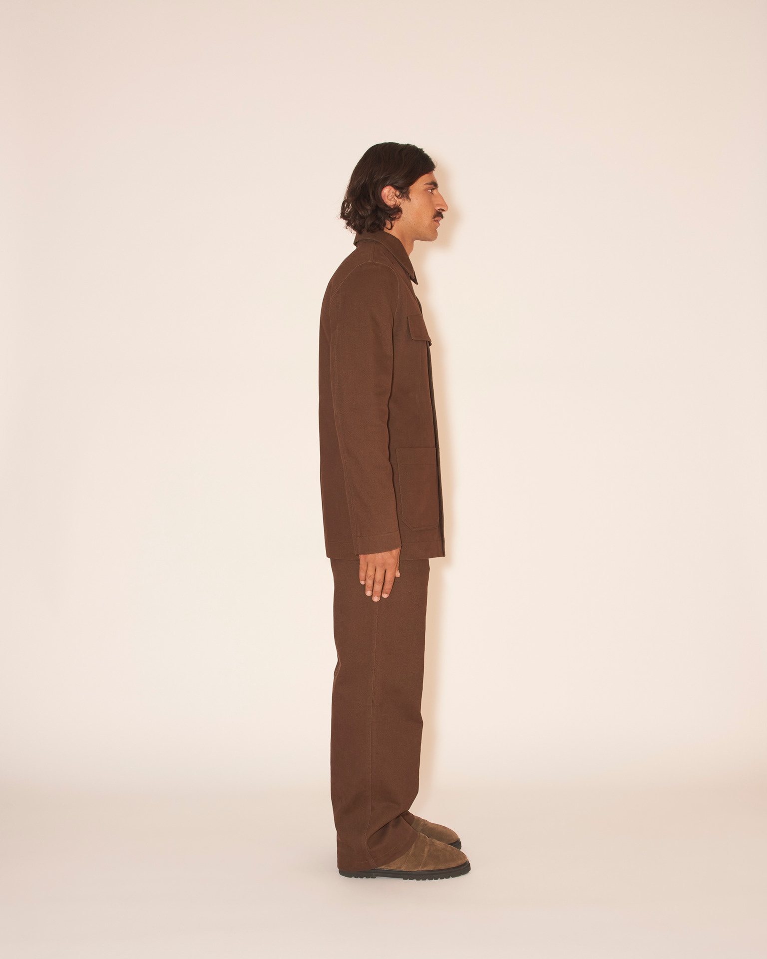 LUNI - Utility overshirt - Dark brown - 5
