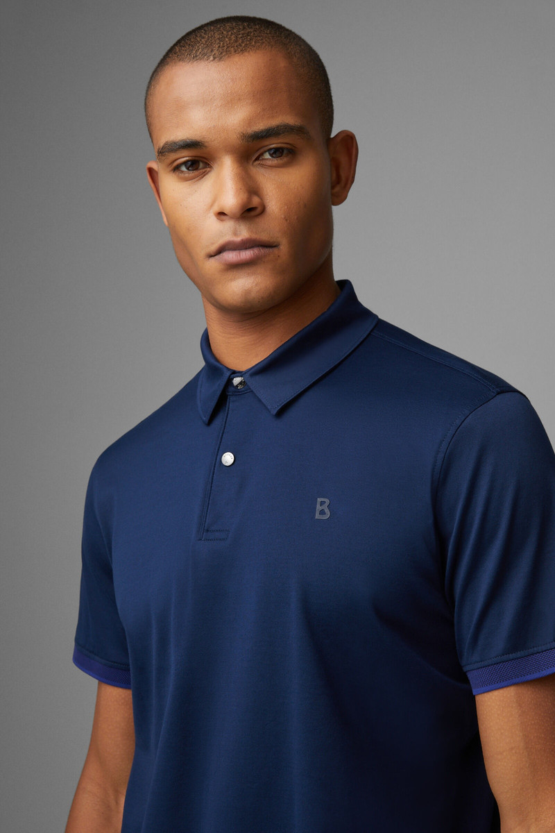 Asmo Polo shirt in Navy blue 4