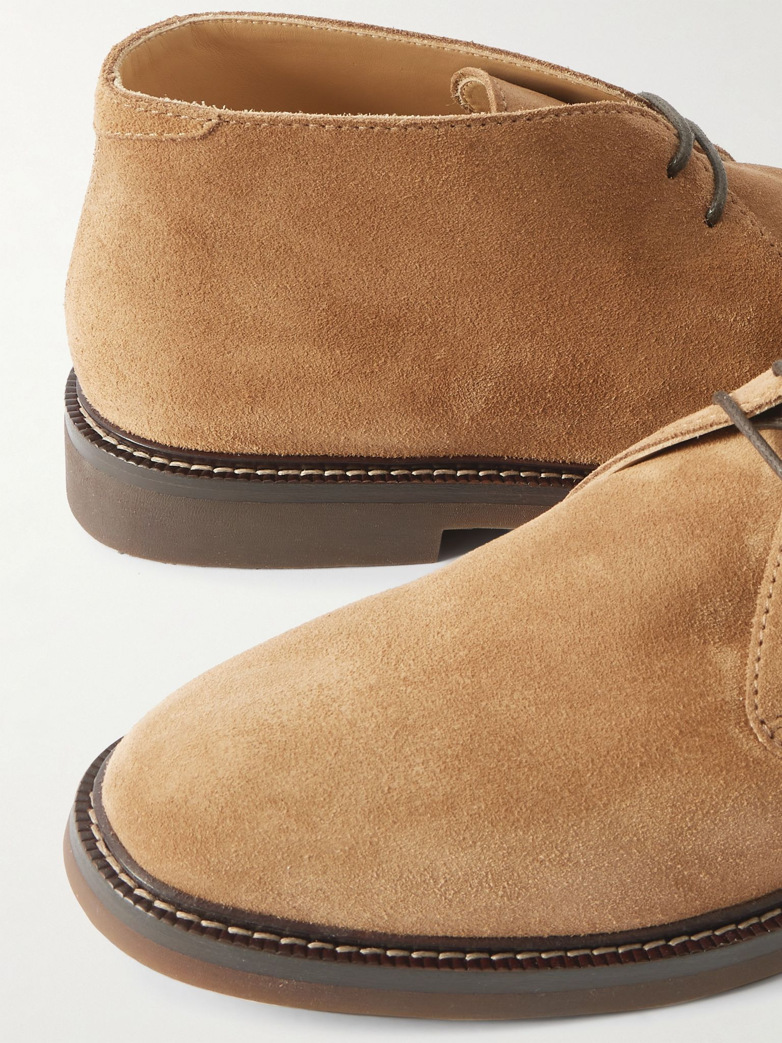 Suede Desert Boots Brown - 5