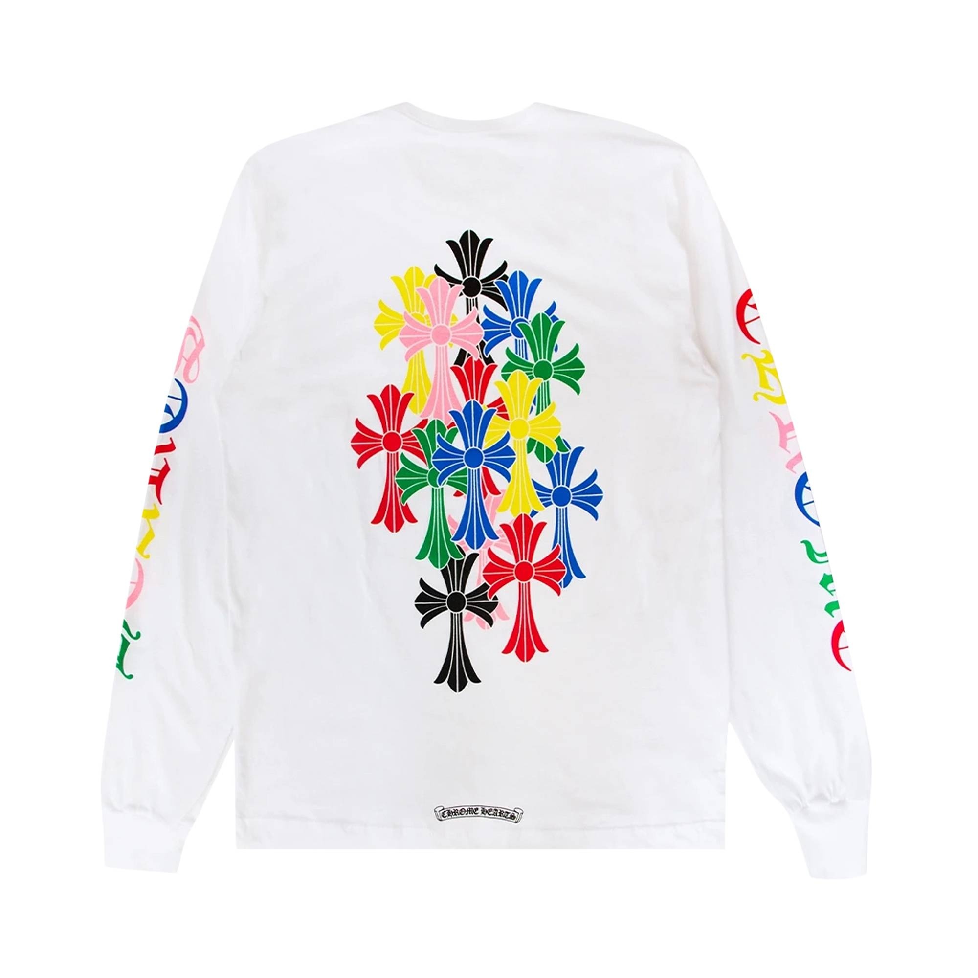 Chrome Hearts カットソー Chrome Hearts Chrome Hearts Multicolor Long-Sleeve 'White