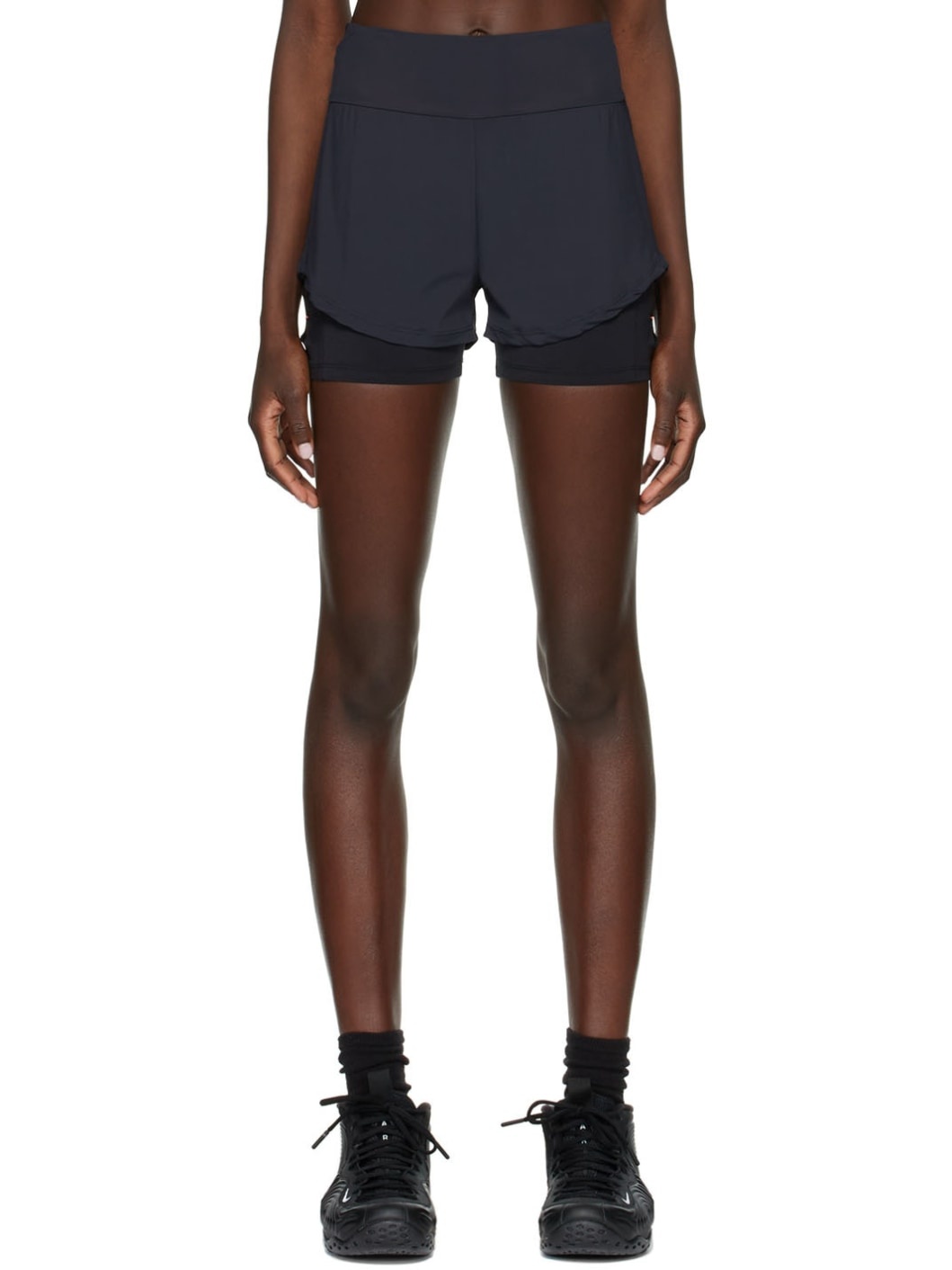 SSENSE Exclusive Black Spandex Sport Shorts - 1