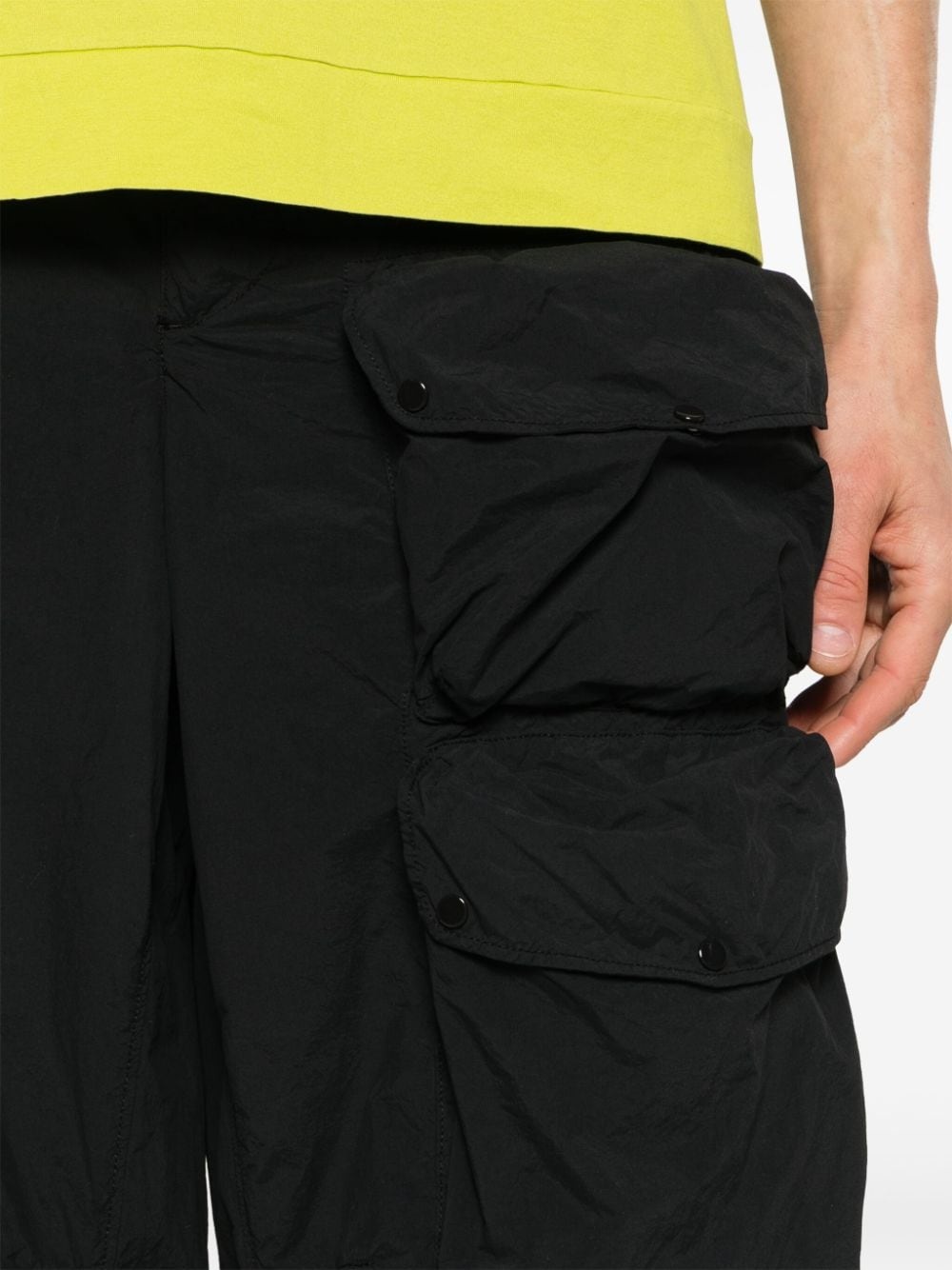 crinkled cargo trousers - 5