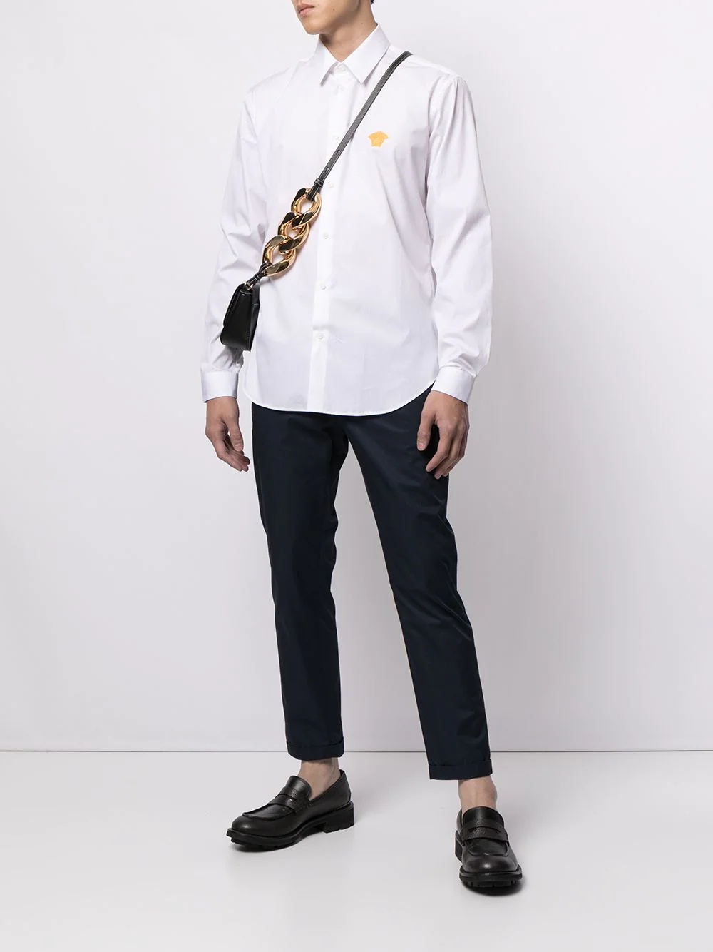 Medusa-patch cotton shirt - 2