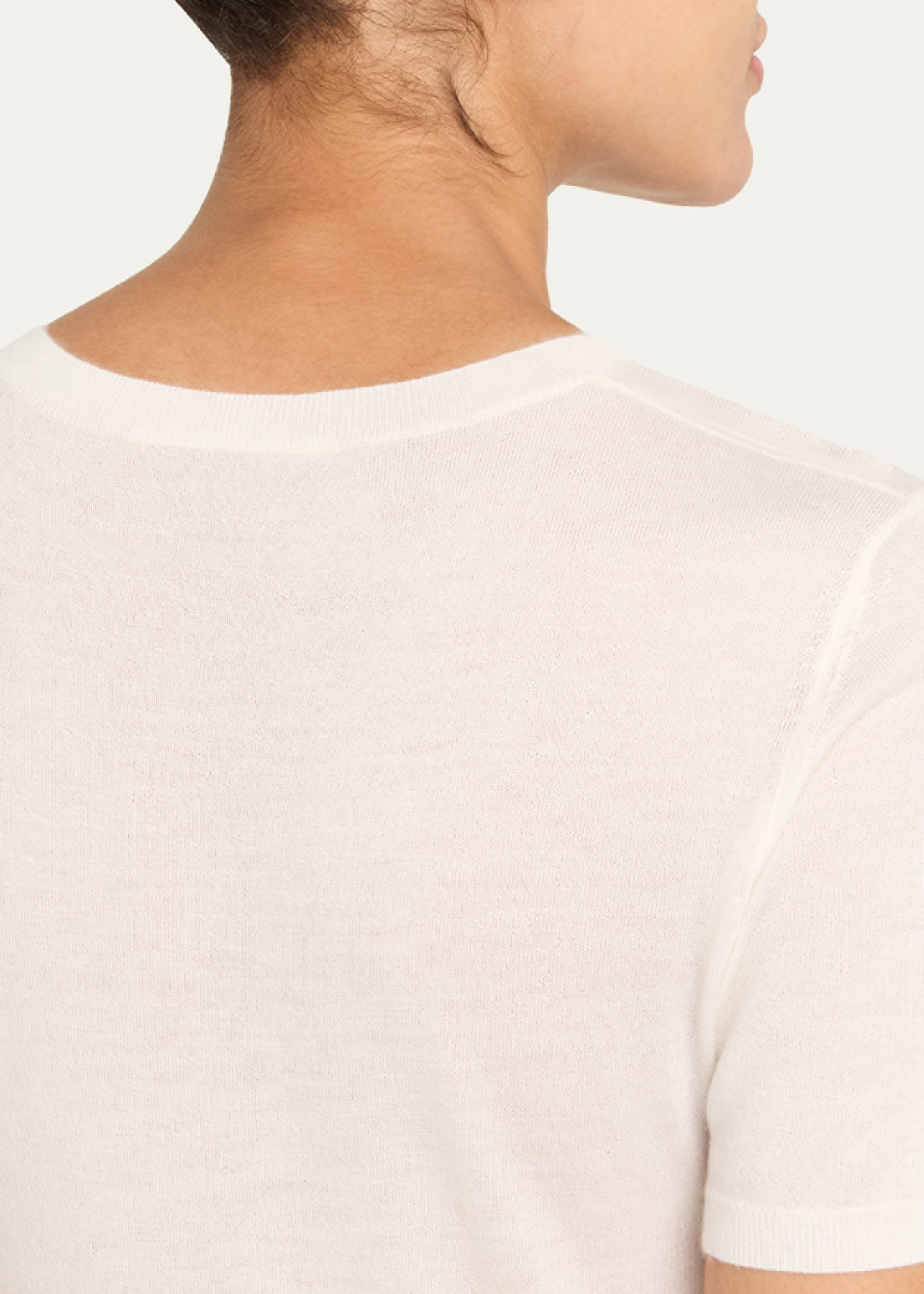 Delila Cashmere Crewneck T-Shirt - 5