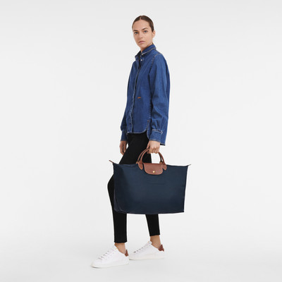 Longchamp Le Pliage Original S Travel bag Navy - Recycled canvas outlook