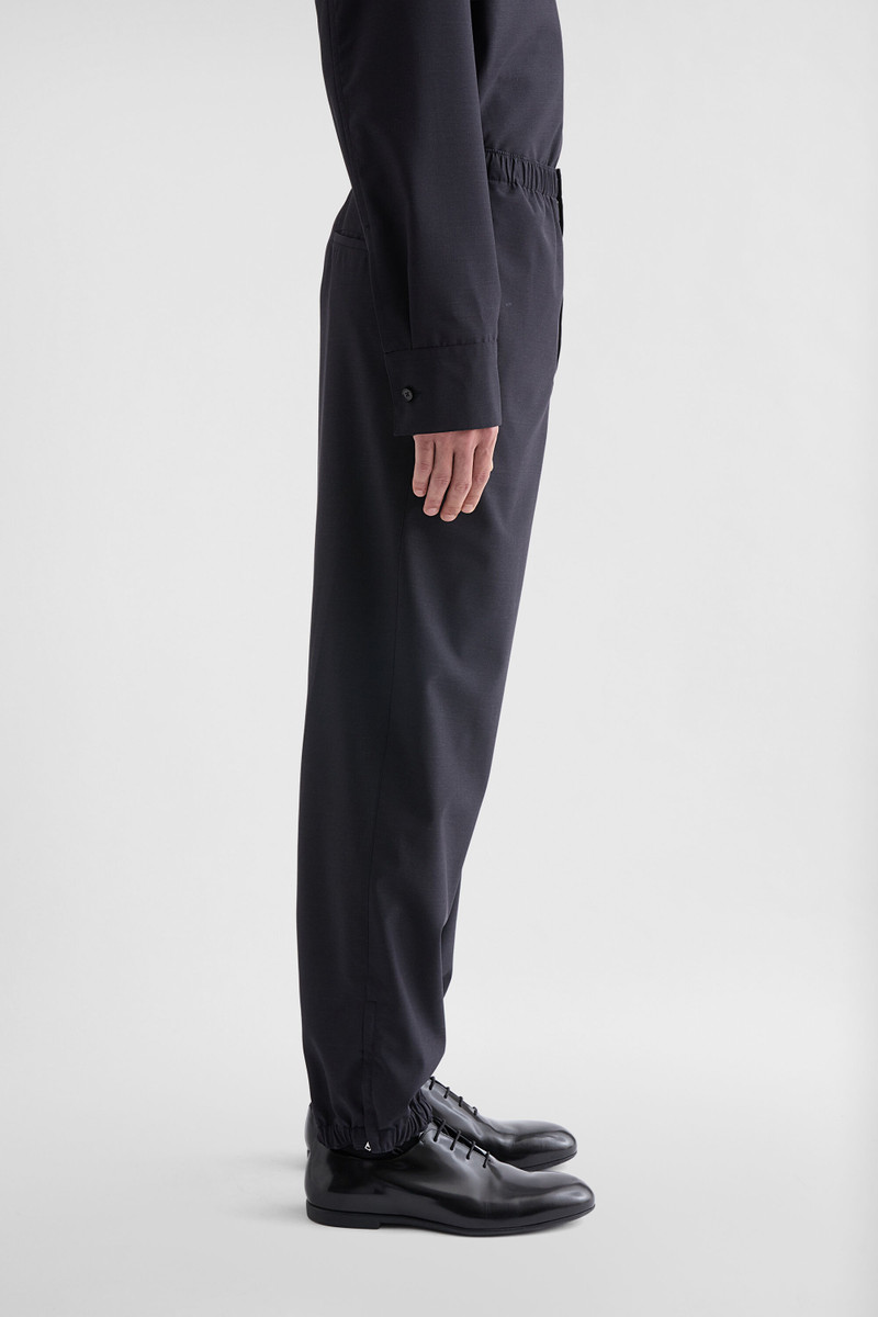 Wool Poplin Trousers 4