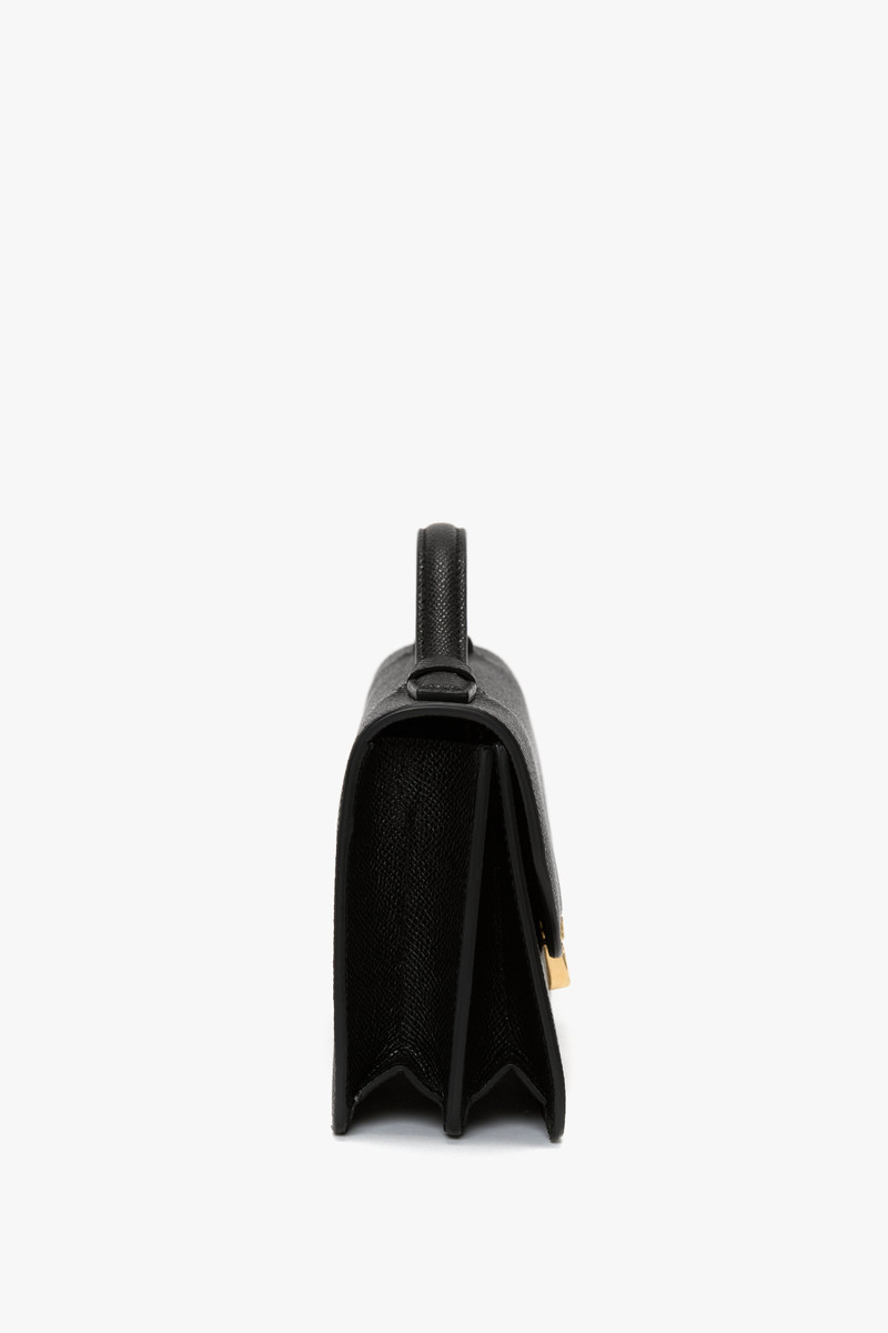 Victoria Beckham Dorian Bag In Black Grained Leather outlook