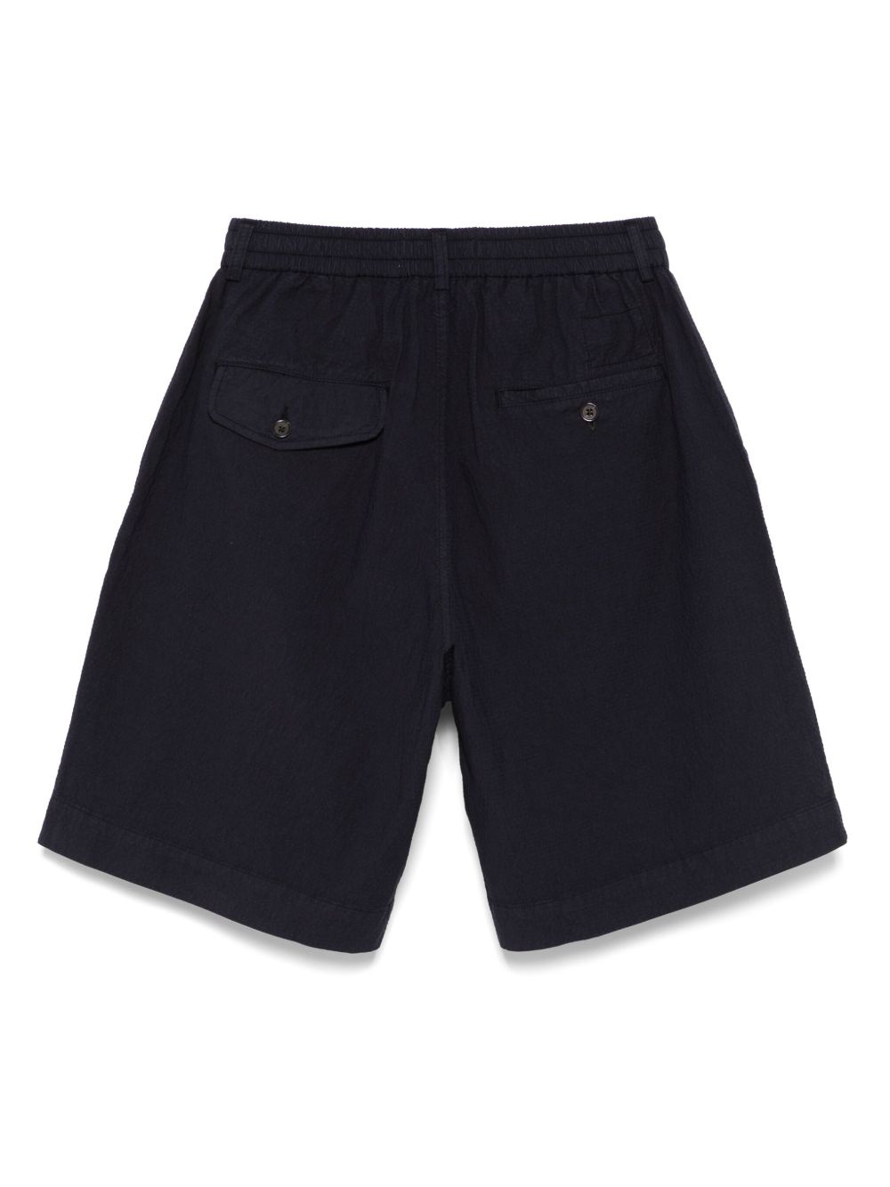seersucker pleated shorts - 2