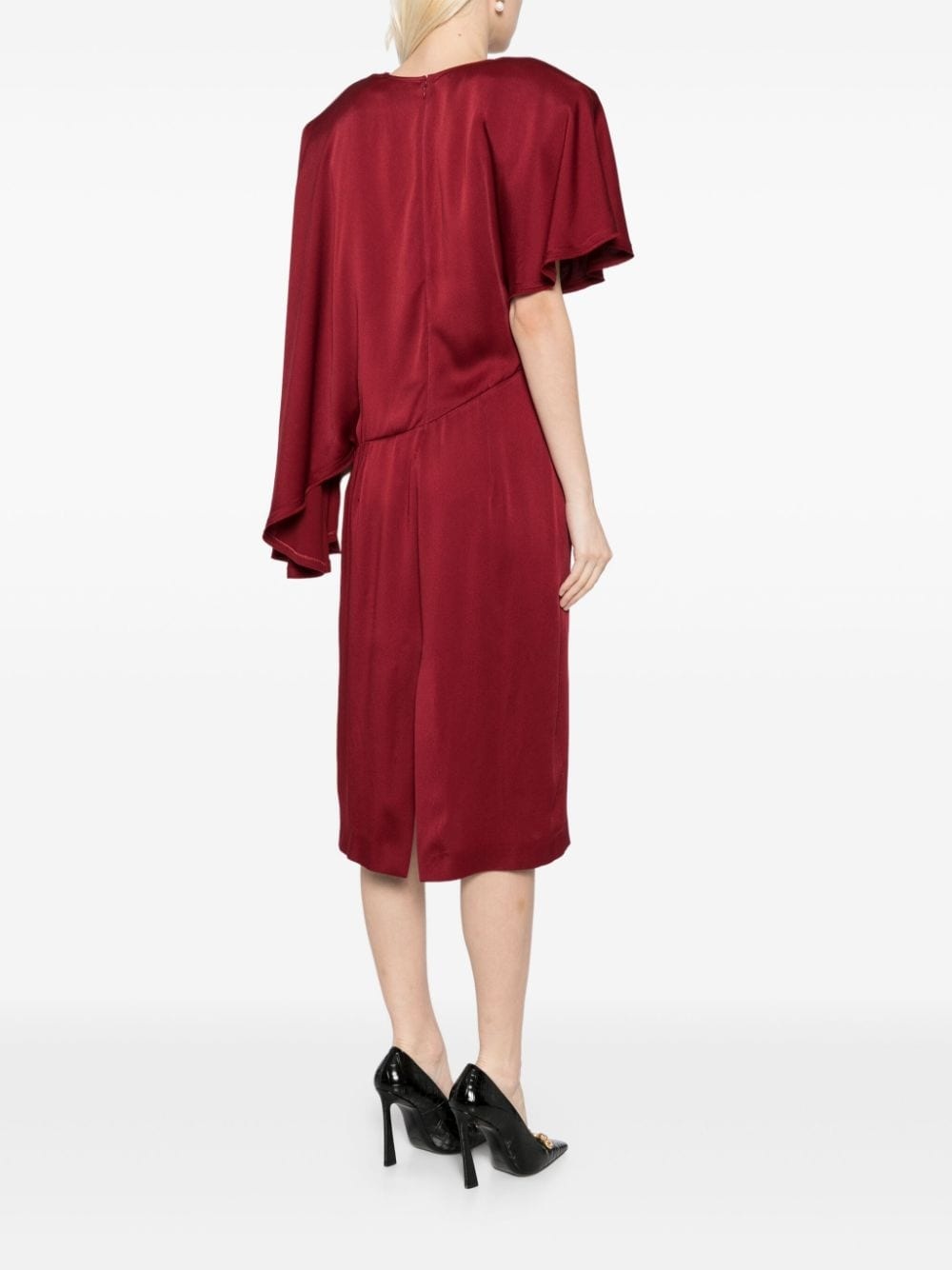 asymmetric maxi dress - 4