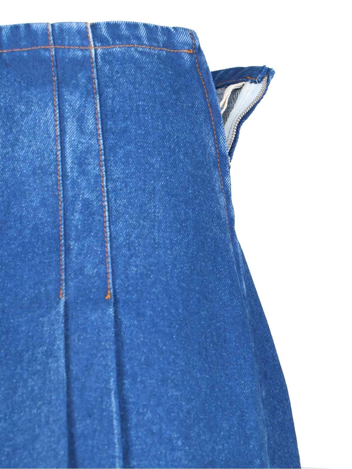 DENIM MIDI SKIRT - 5