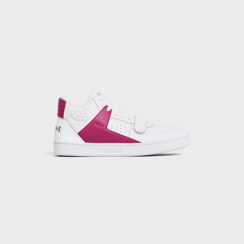 CT-02 CELINE TRAINER MID SNEAKER WITH SCRATCH in CALFSKIN 1