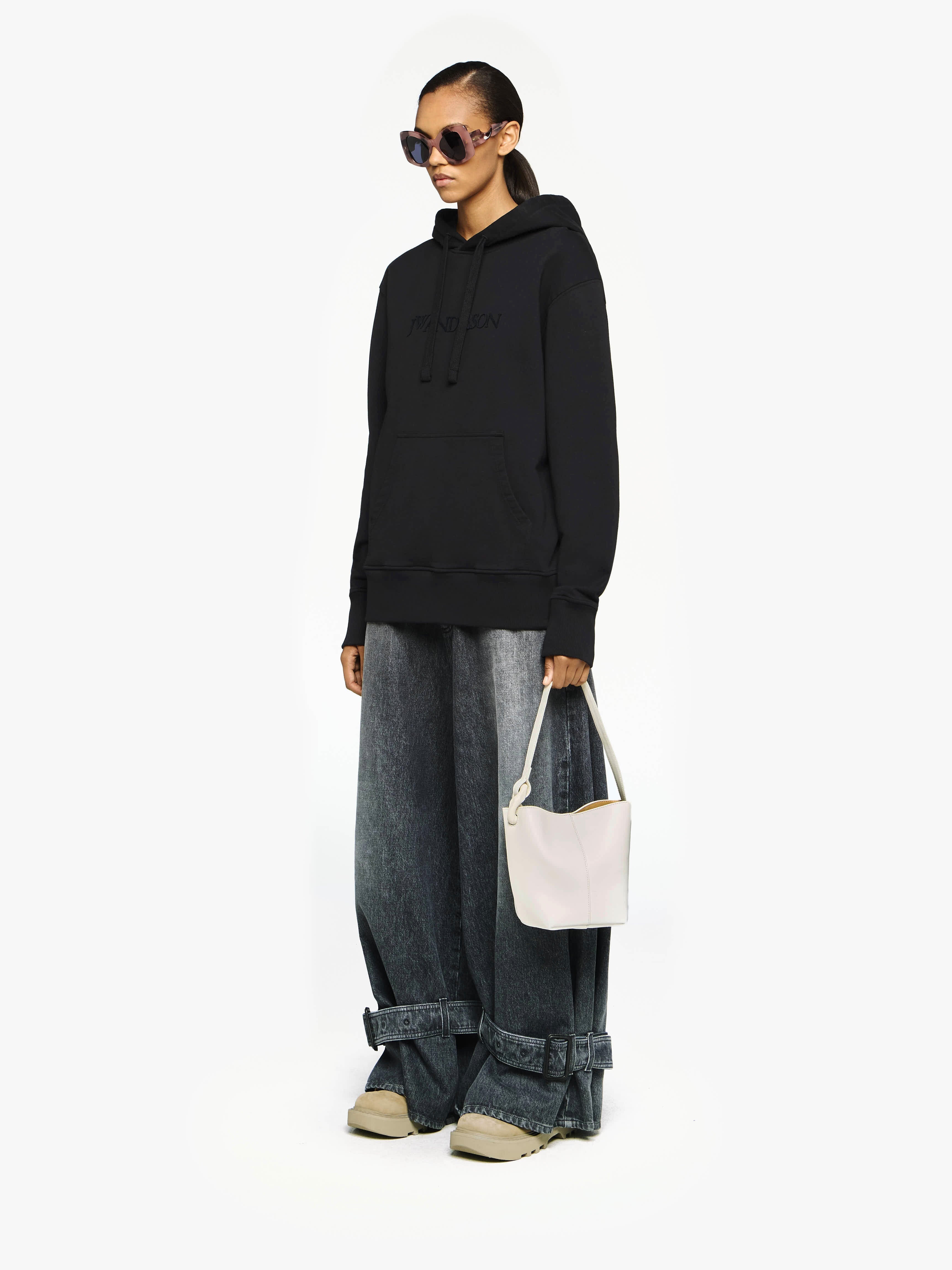 CLASSIC LOGO EMBROIDERY HOODIE - 4