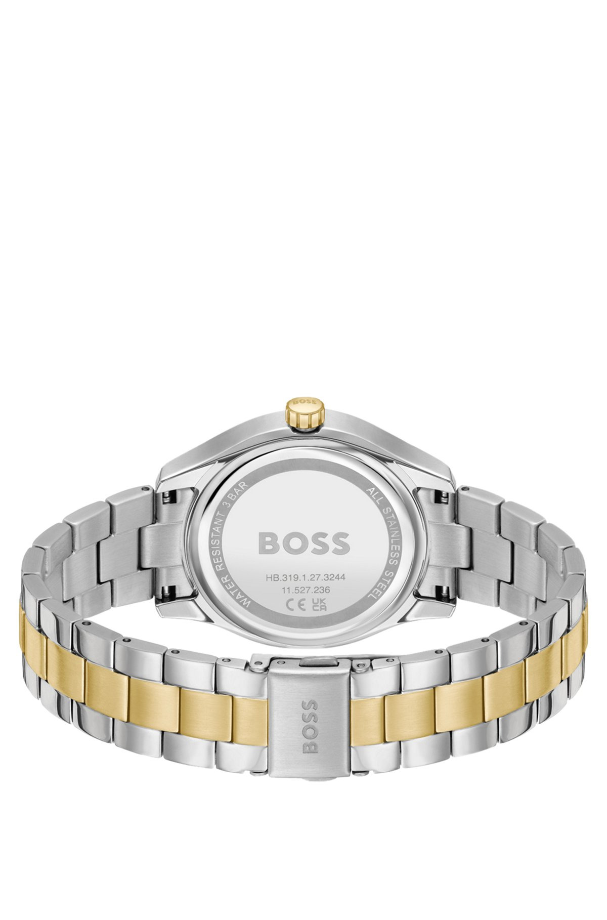 LINK-BRACELET WATCH IN GOLD- AND SILVER-TONE STEEL - 3