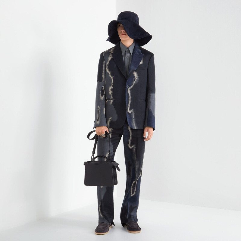 FENDI Blue cotton shirt outlook