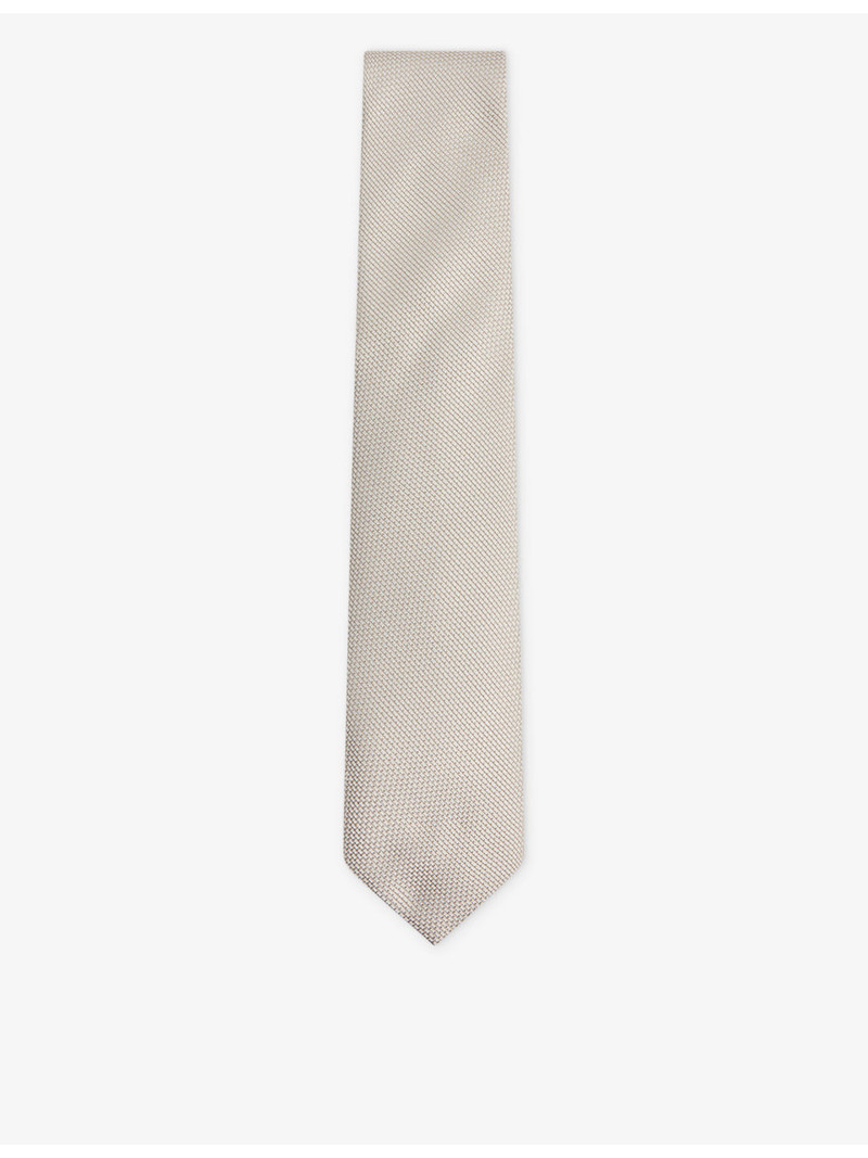 Ceremony textured silk tie 3