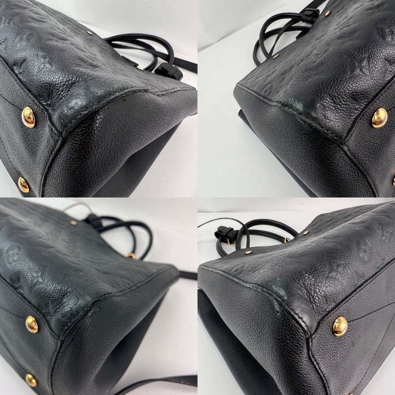Louis Vuitton Montaigne GM Black Empriente Leather Shouder bag - 8