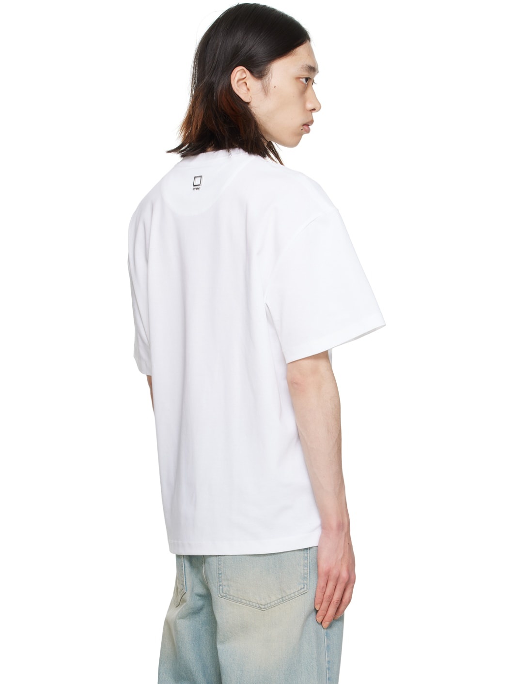White Printed T-Shirt - 3