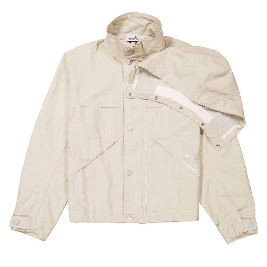 Stone Island Logo-Print Hooded Jacket - 2