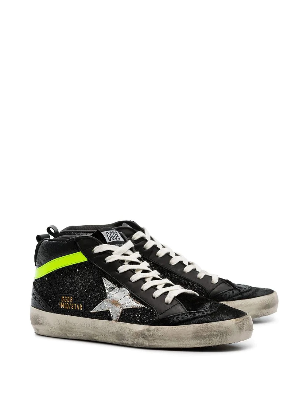 Mid Star Glittered Sneakers - 2