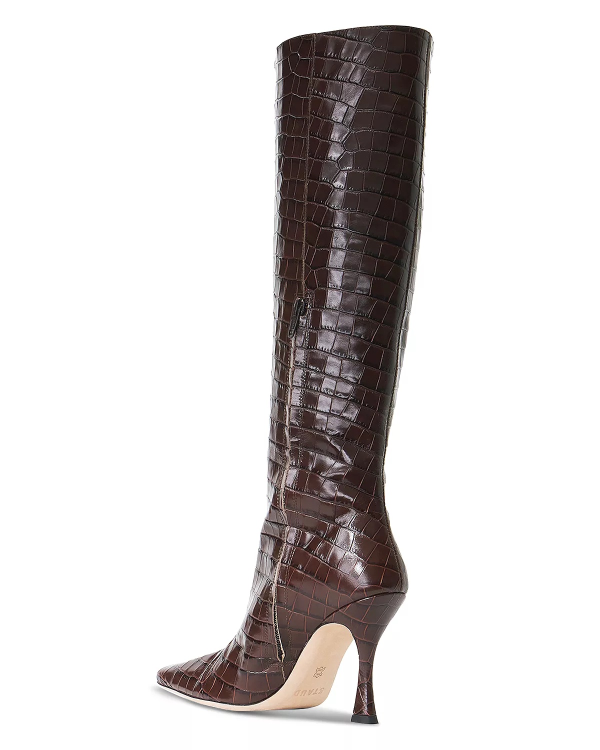 Women's Cami Croc Embossed Knee High Boots - 3