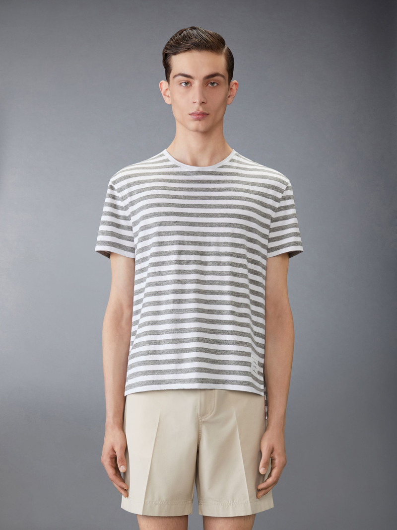 LINEN JERSEY RINGER TEE 1