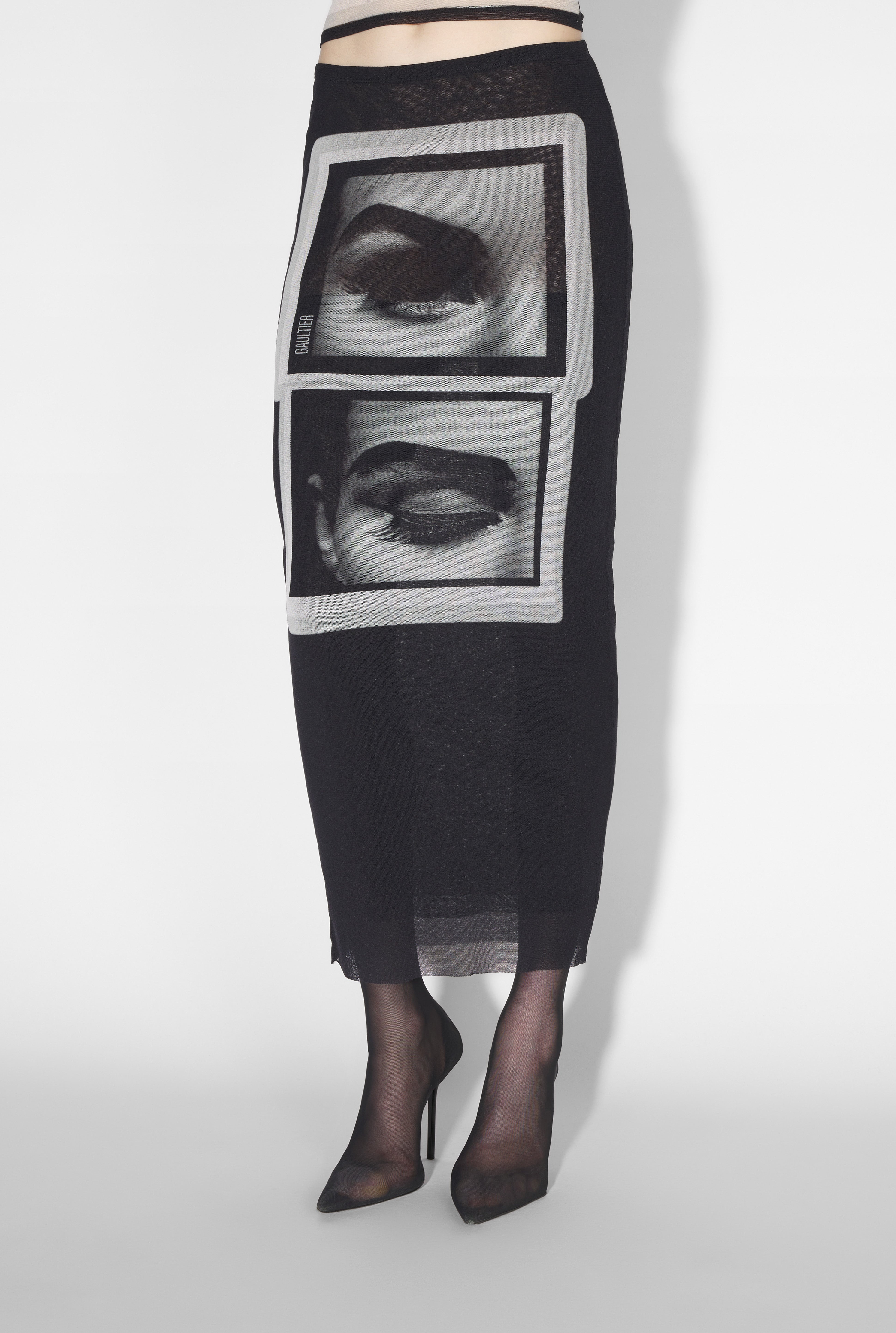 THE BLACK EYES AND LIPS SKIRT - 4