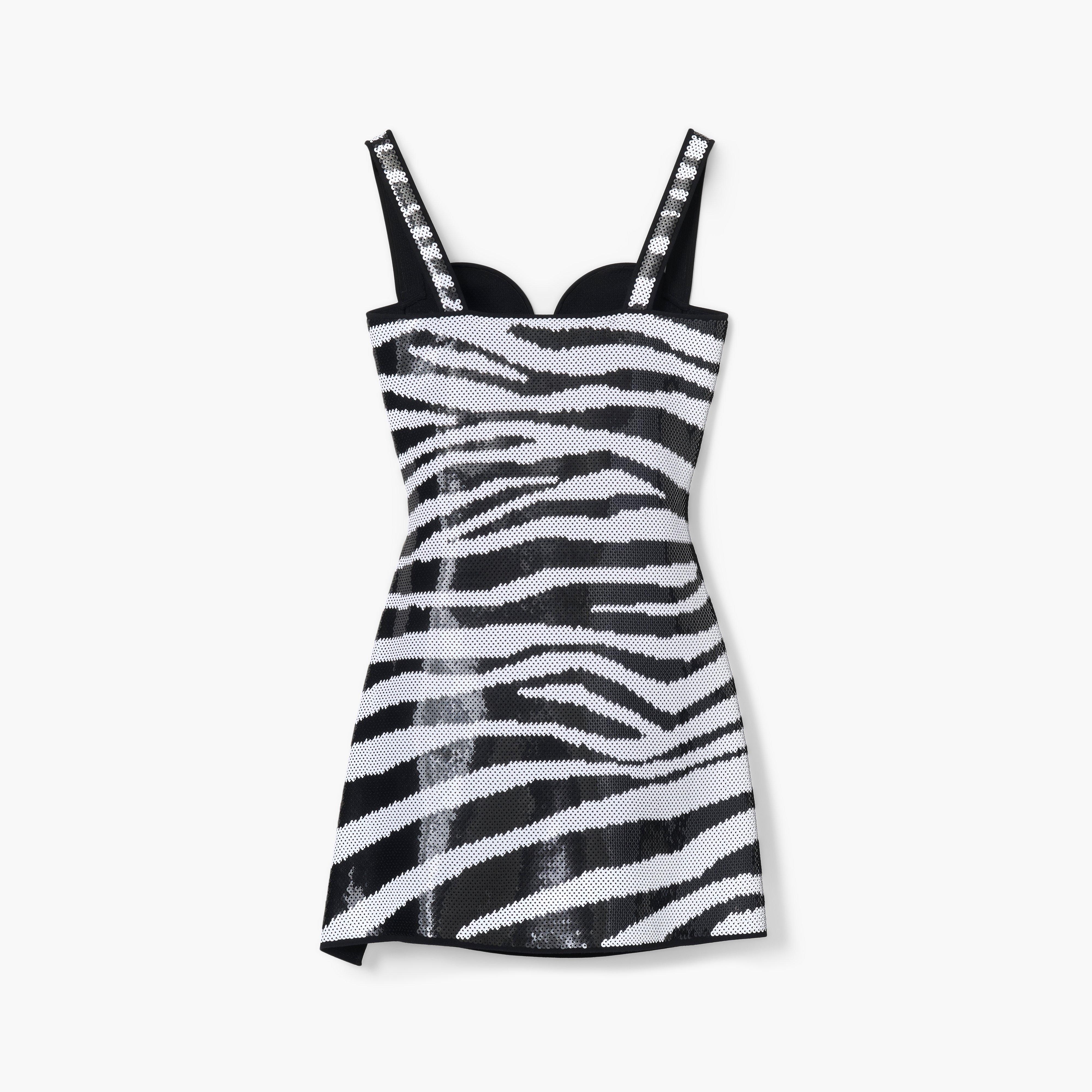 THE ZEBRA GLOSSY SEQUIN DRESS - 5