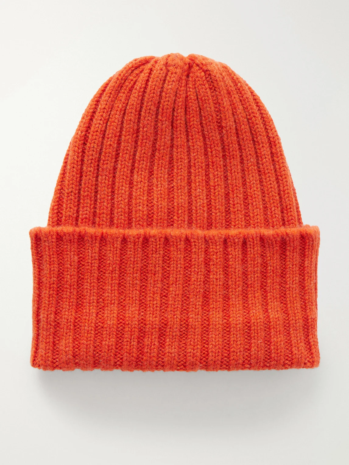 Ribbed Cashmere Beanie - 1