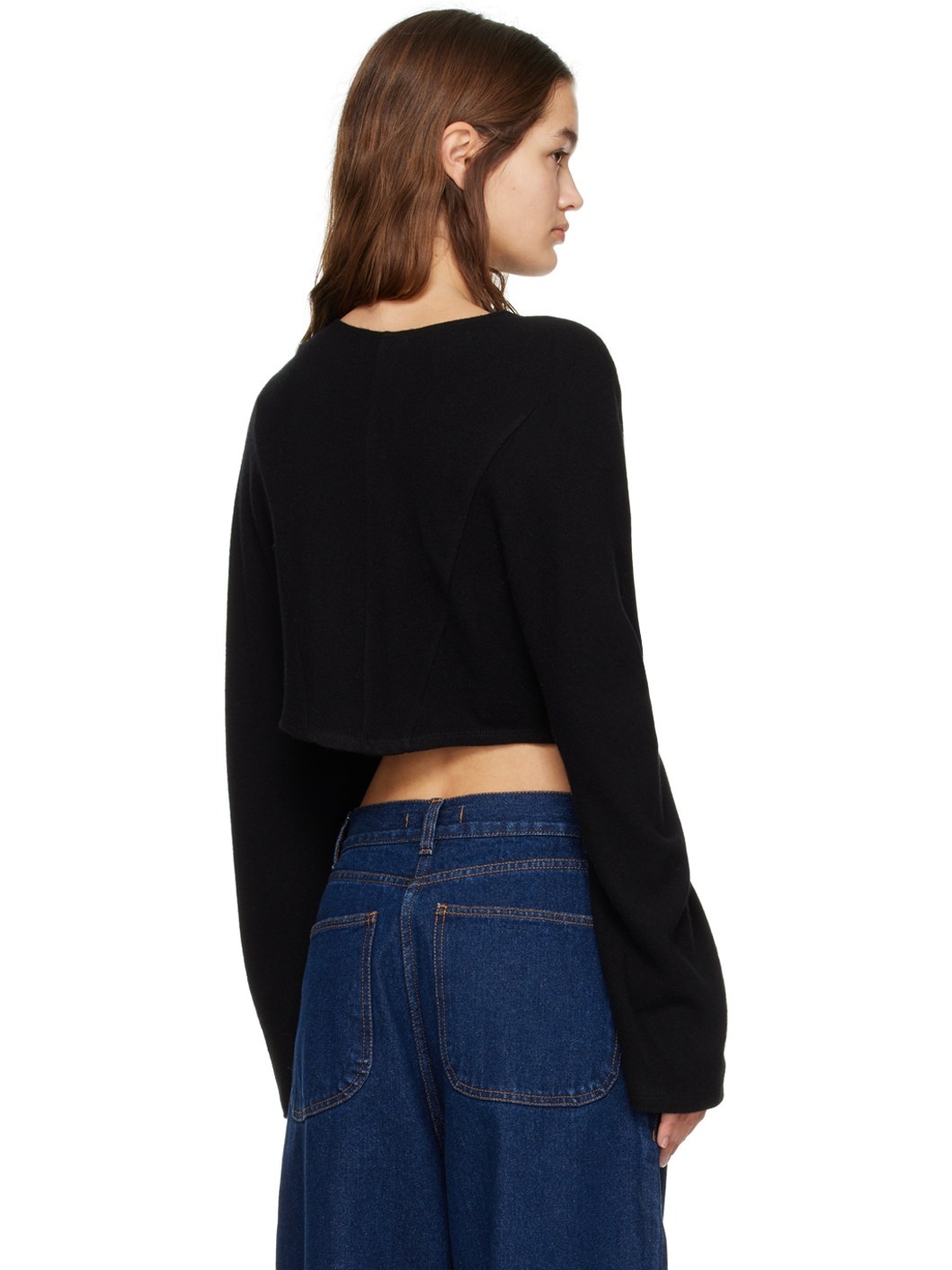 Black Twist Sweater - 3