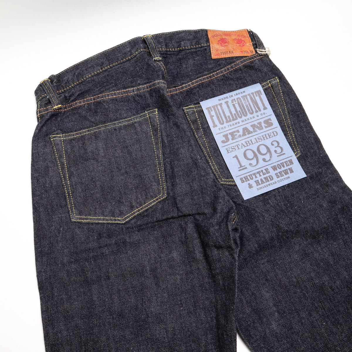 1101XXW Straight Selvedge Denim 15.5oz One Wash Indigo - 5