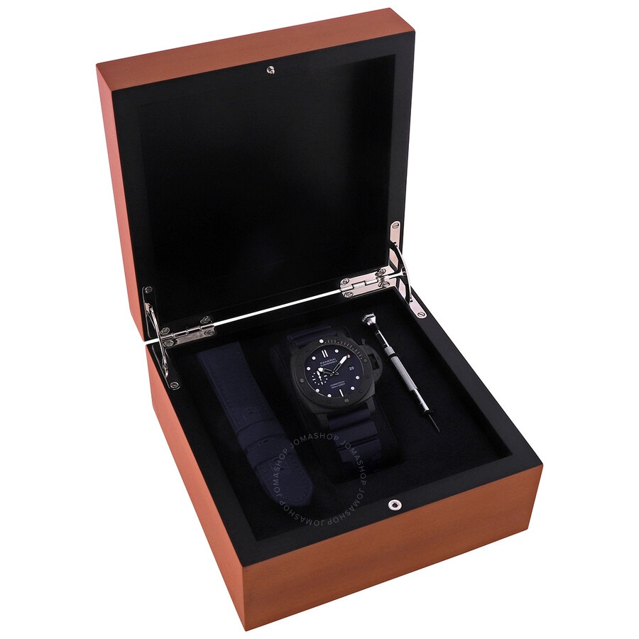 Panerai Submersible Automatic  QuarantaQuattro Carbotech™ Blu Abisso Men's Watch PAM01232 - 6