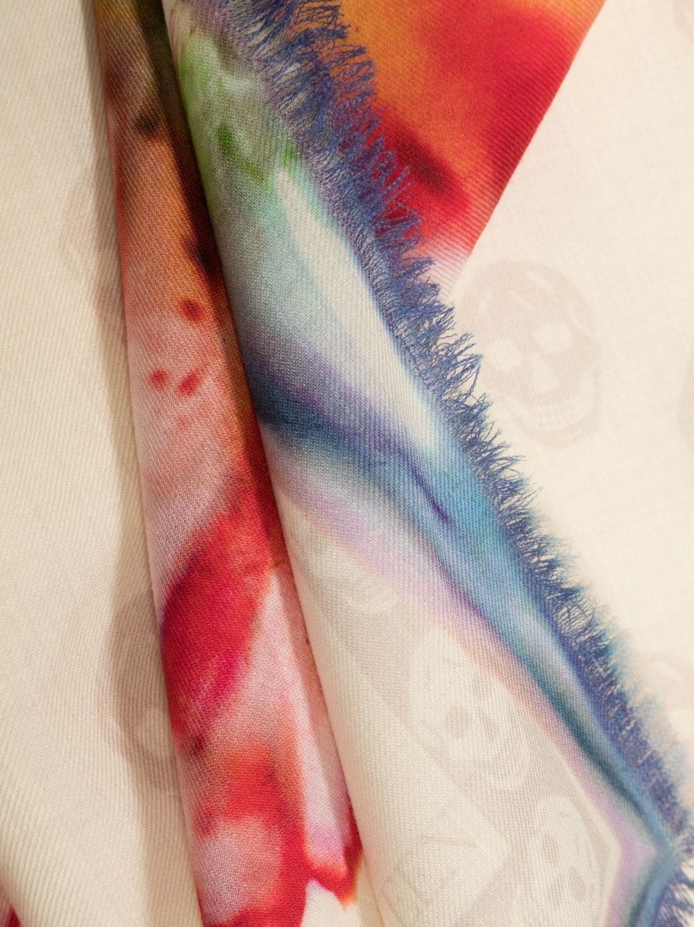 Solarised Flower wool scarf - 3