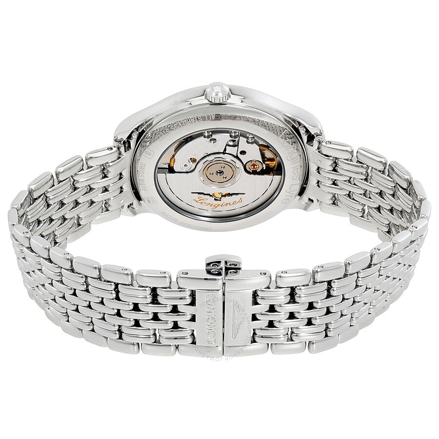 Longines Lyre Automatic White Dial Ladies Watch L48604116 - 3