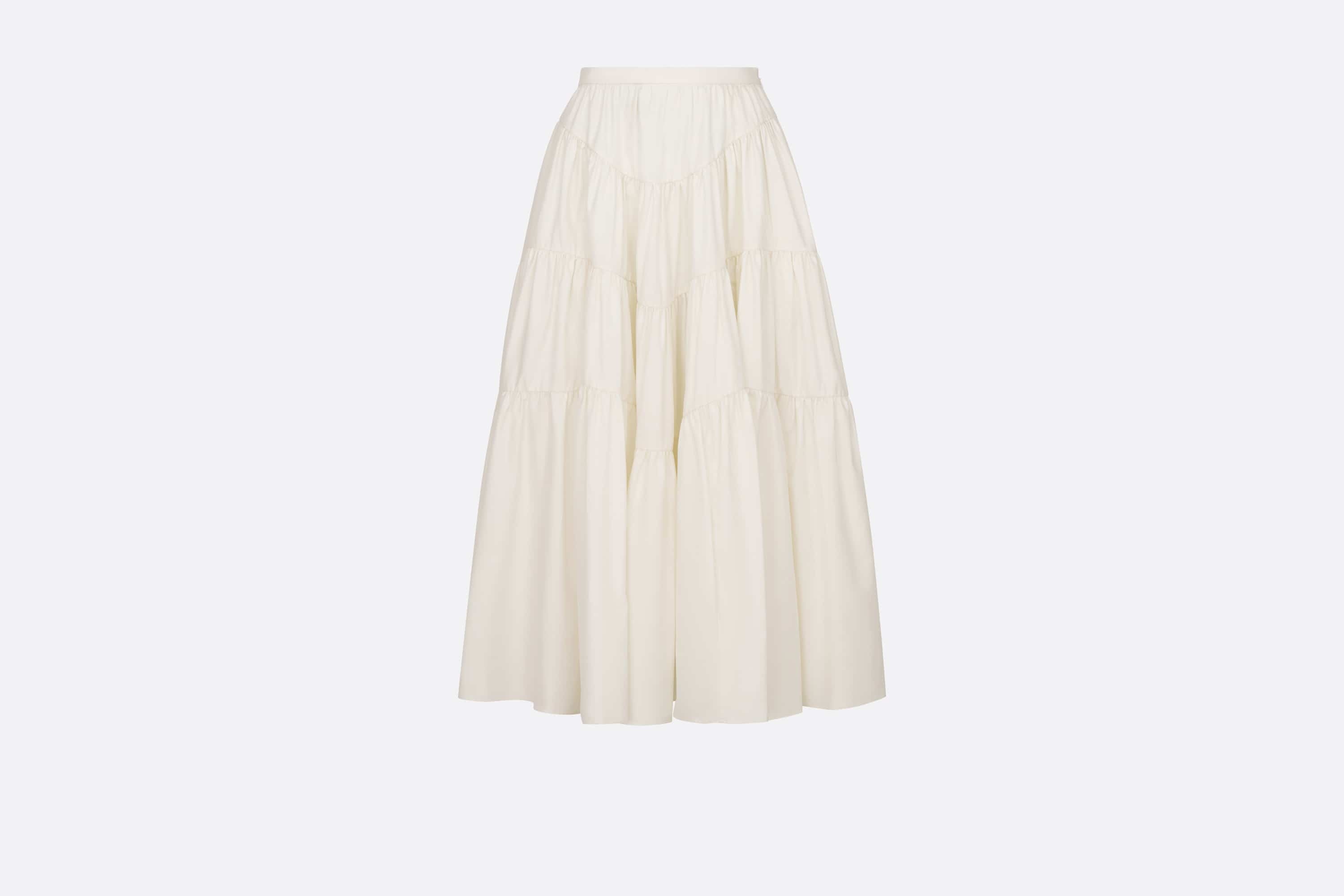 Flared Mid-Length Skirt - 1