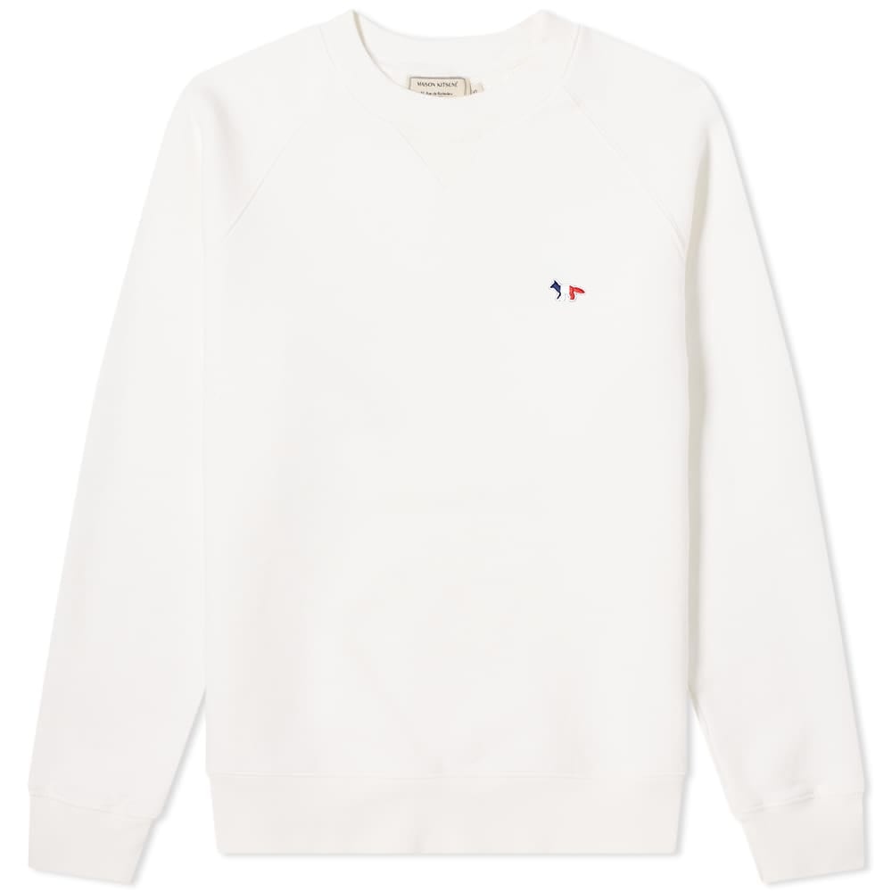 Maison Kitsuné Tricolor Fox Patch Clean Crew Sweat - 1