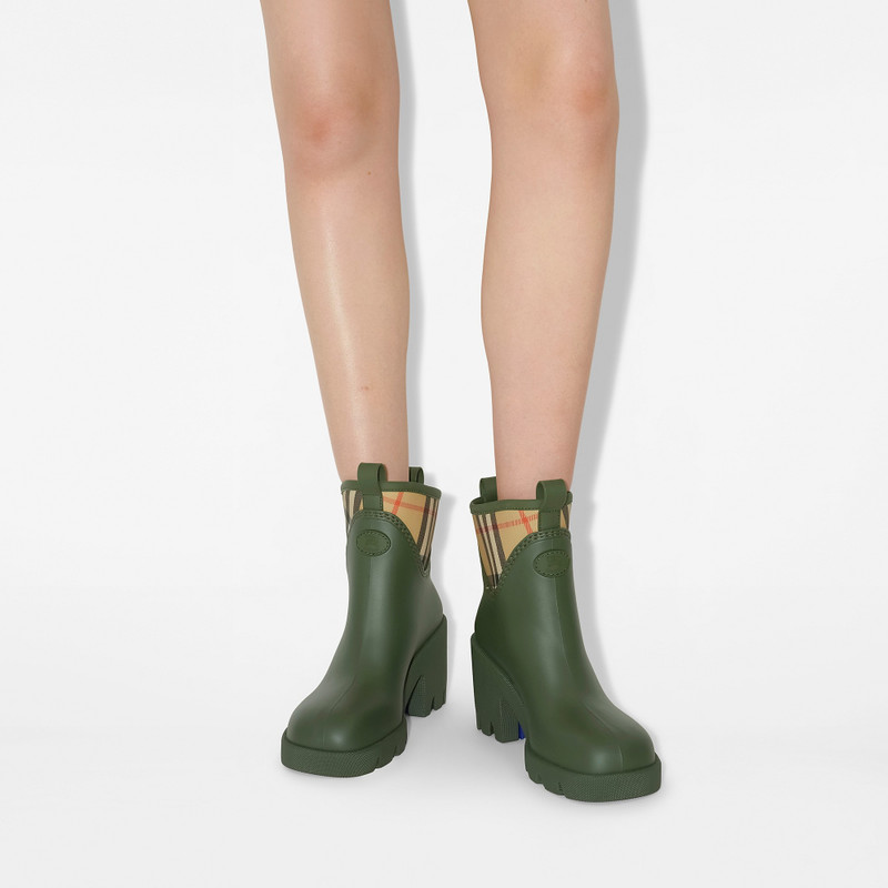 Burberry Rubber Marsh Stamp Heeled Low Boots​ outlook