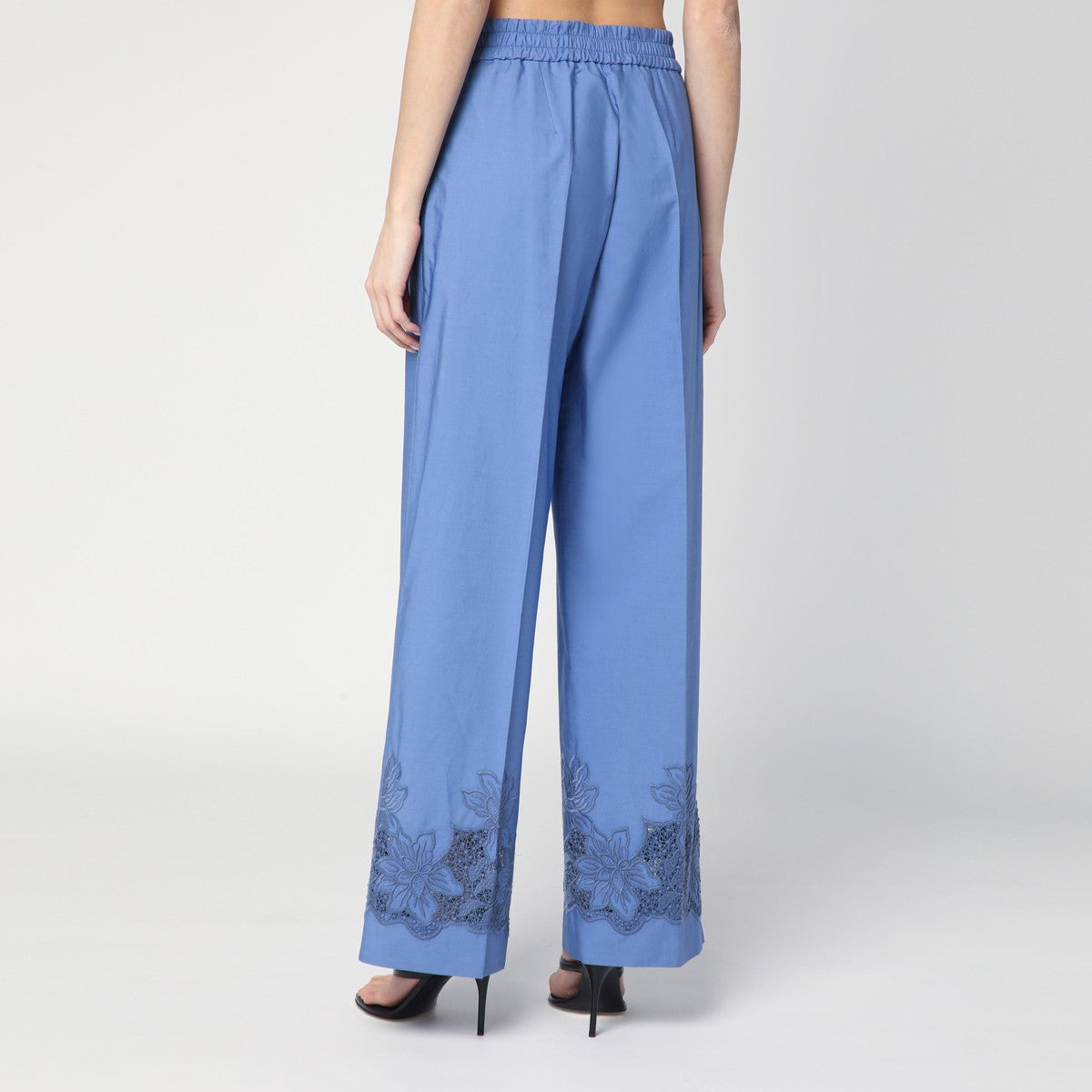 P.A.R.O.S.H. - P.A.R.O.S.H. Embroidered cotton pants - 2