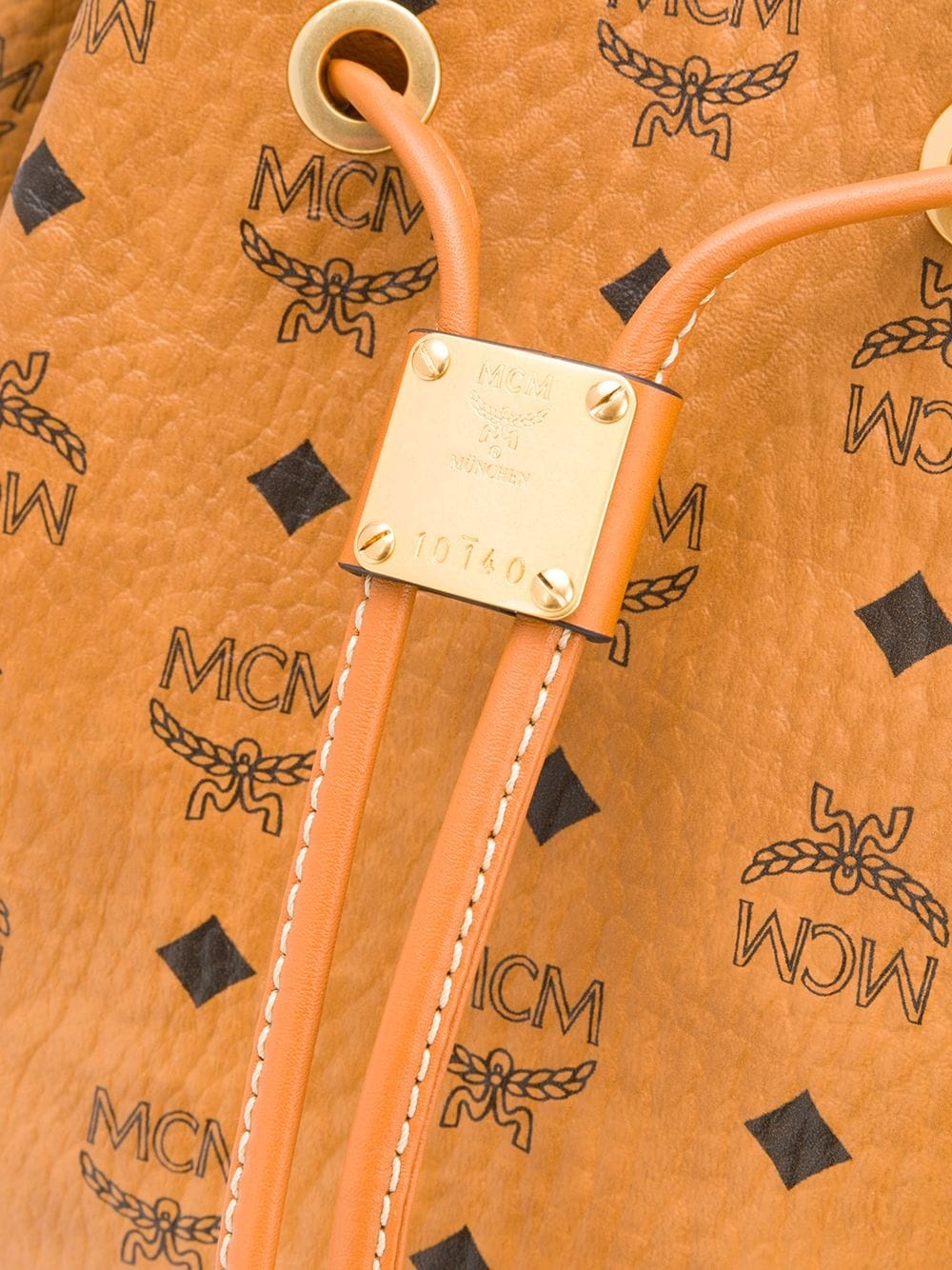 Berlin monogram-print bucket bag - 4