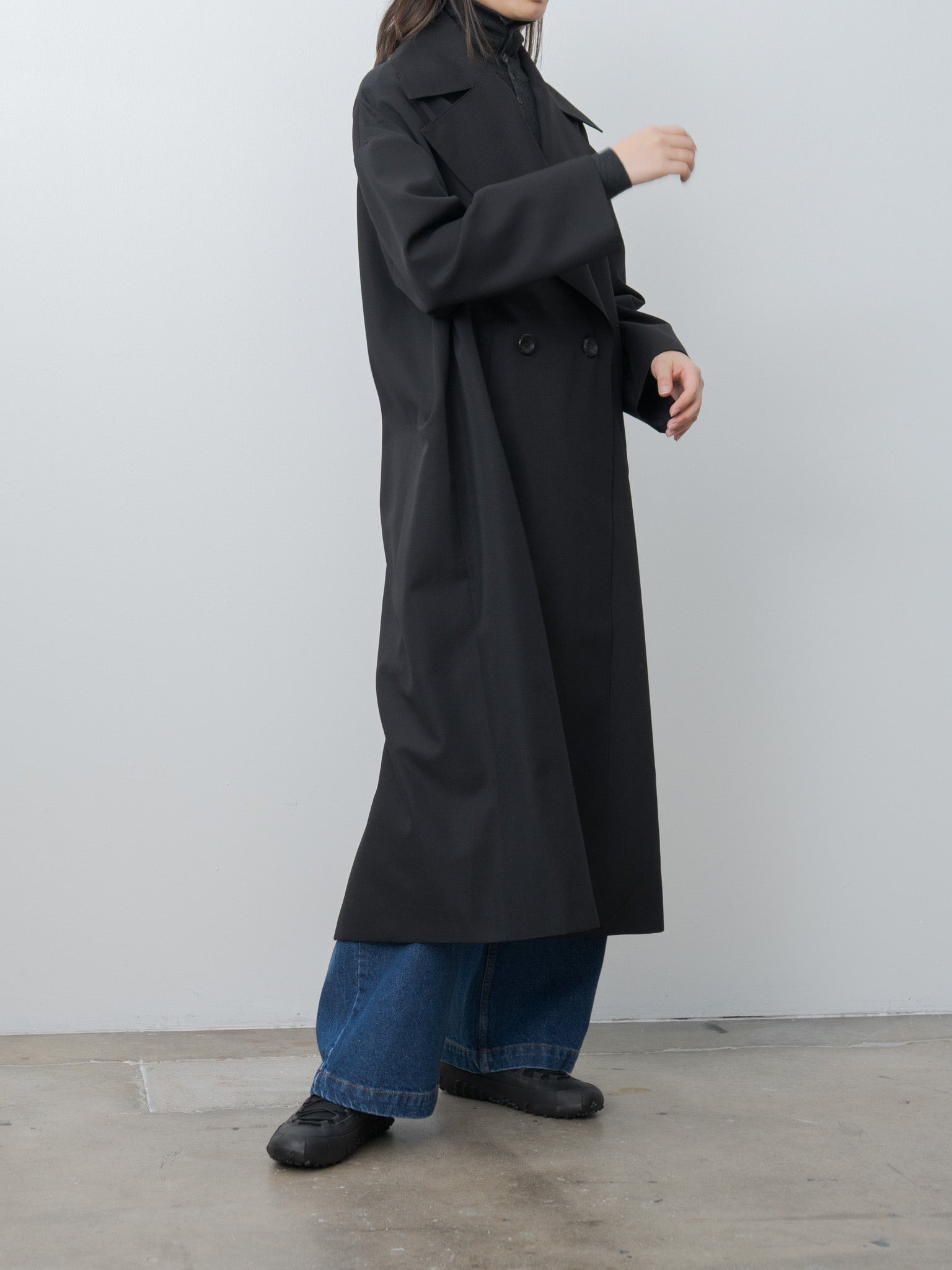 The Groundsman Coat - Compact Suiting Flint - 7