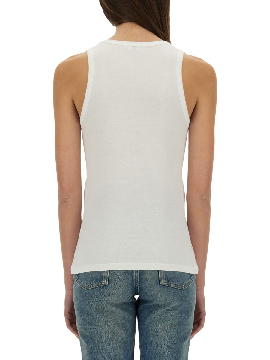 Saint Laurent Women Tank Top "Cassandras" - 3