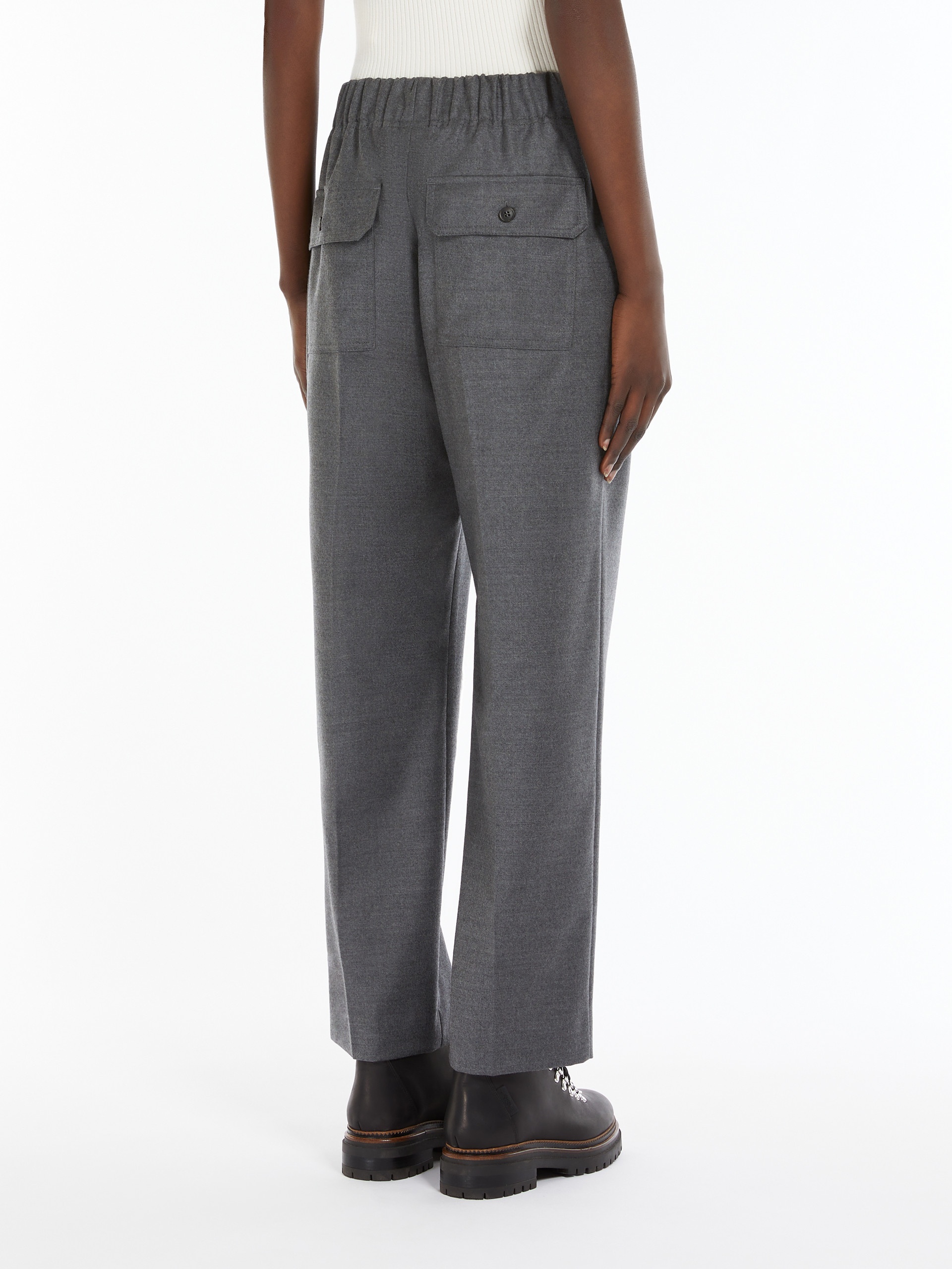 HATELEY Comfort-fit flannel trousers - 4