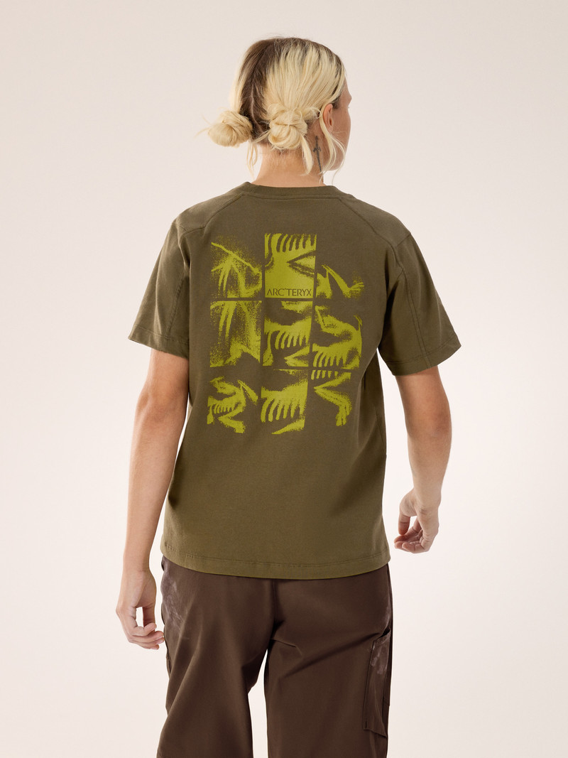 Kragg Cotton Bird Tile Crew Shirt SS 5