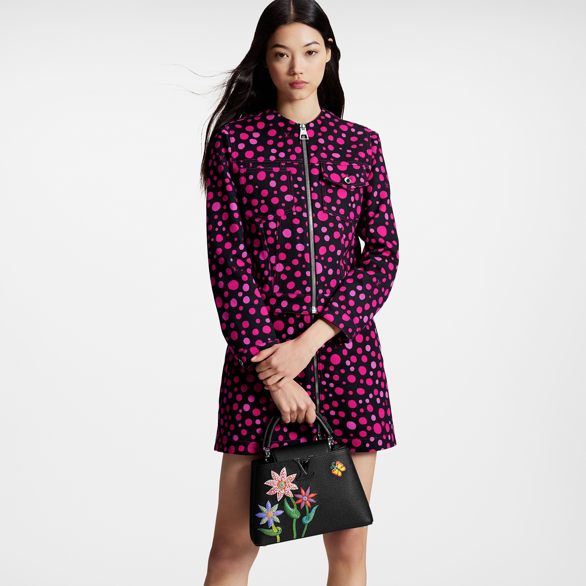 LV x YK Infinity Dots Zip-Up Jacket - 5