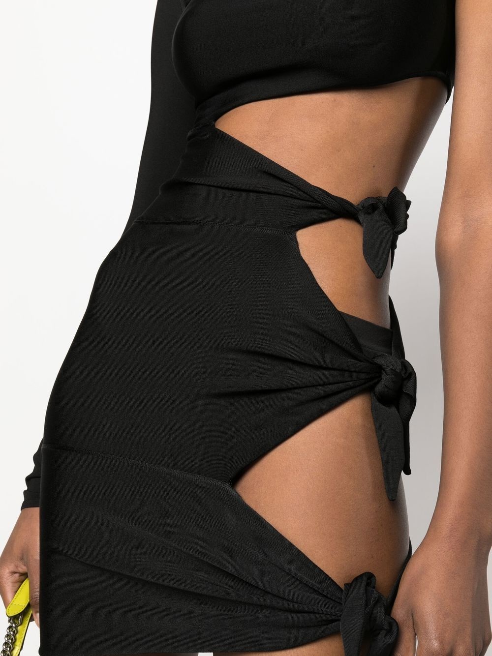 cut out-detail mini dress - 5