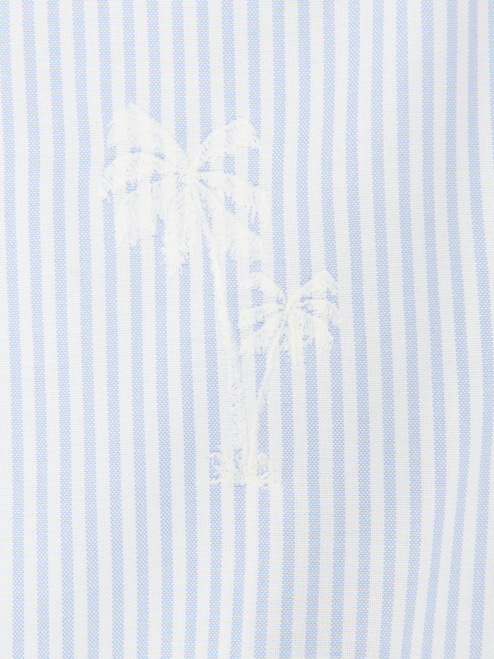 Palms Stripes Crop Shirt - 3